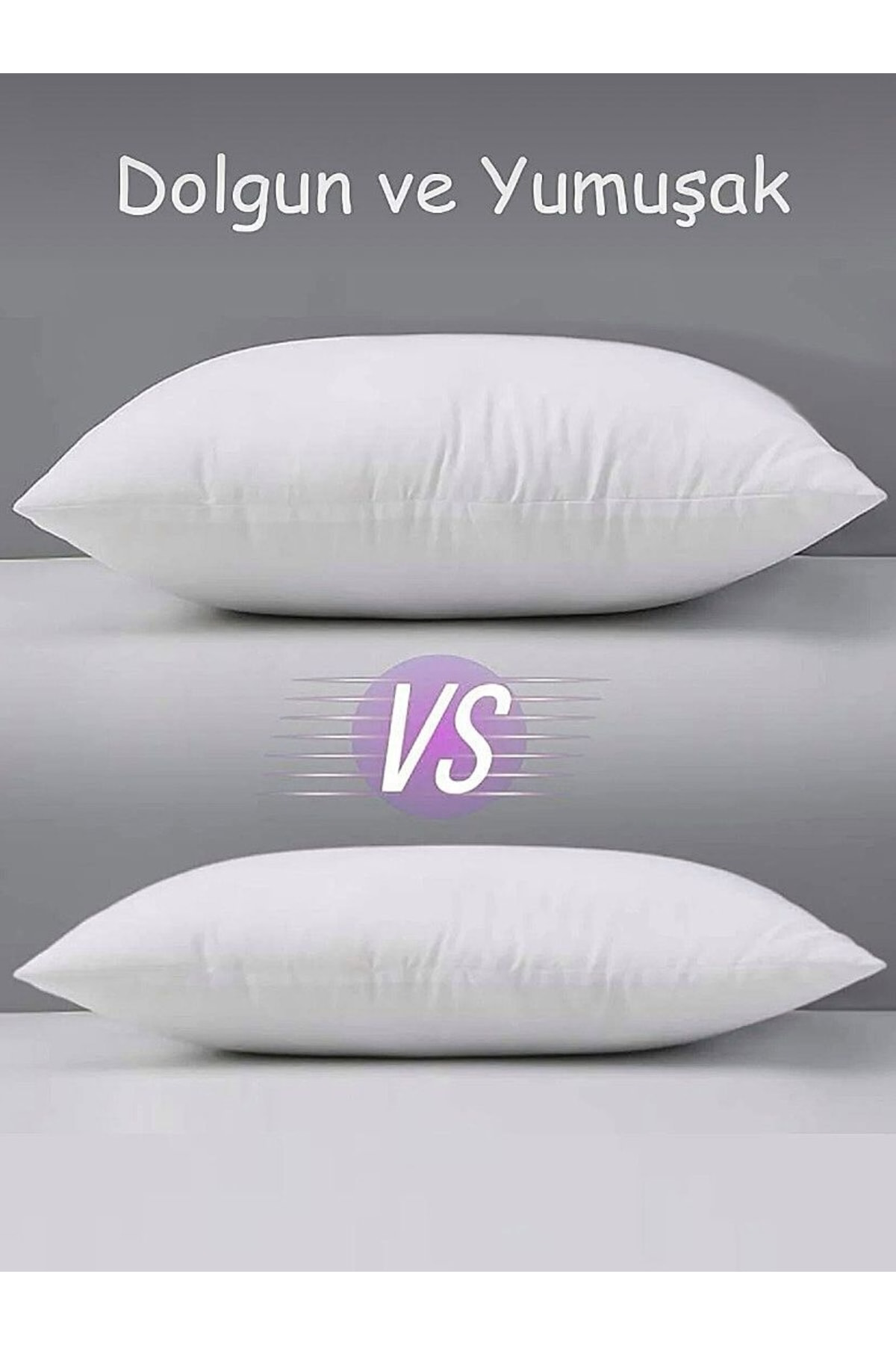 4'lü %100 Slikon Kırlent Iç Yastık Seti KILIF HEDİYELİ