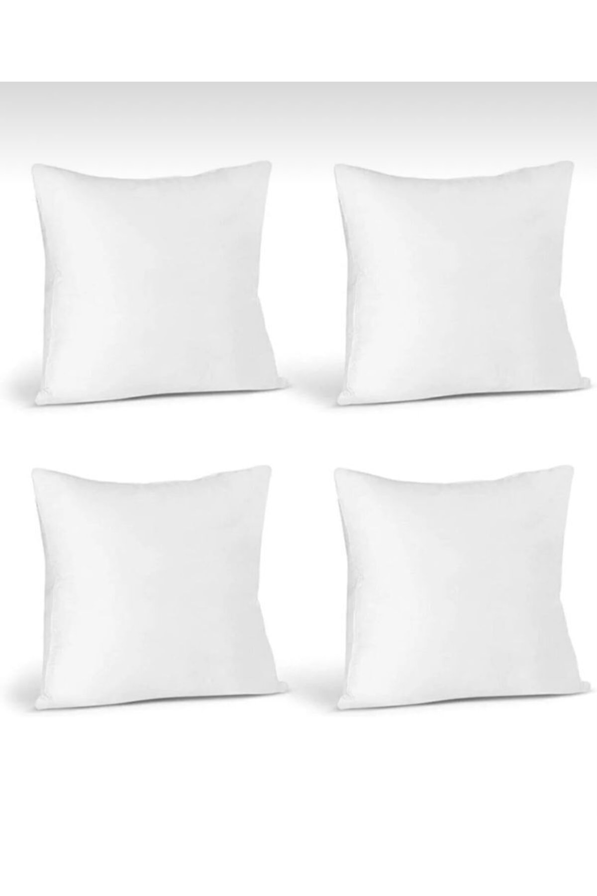 4'lü %100 Slikon Kırlent Iç Yastık Seti KILIF HEDİYELİ