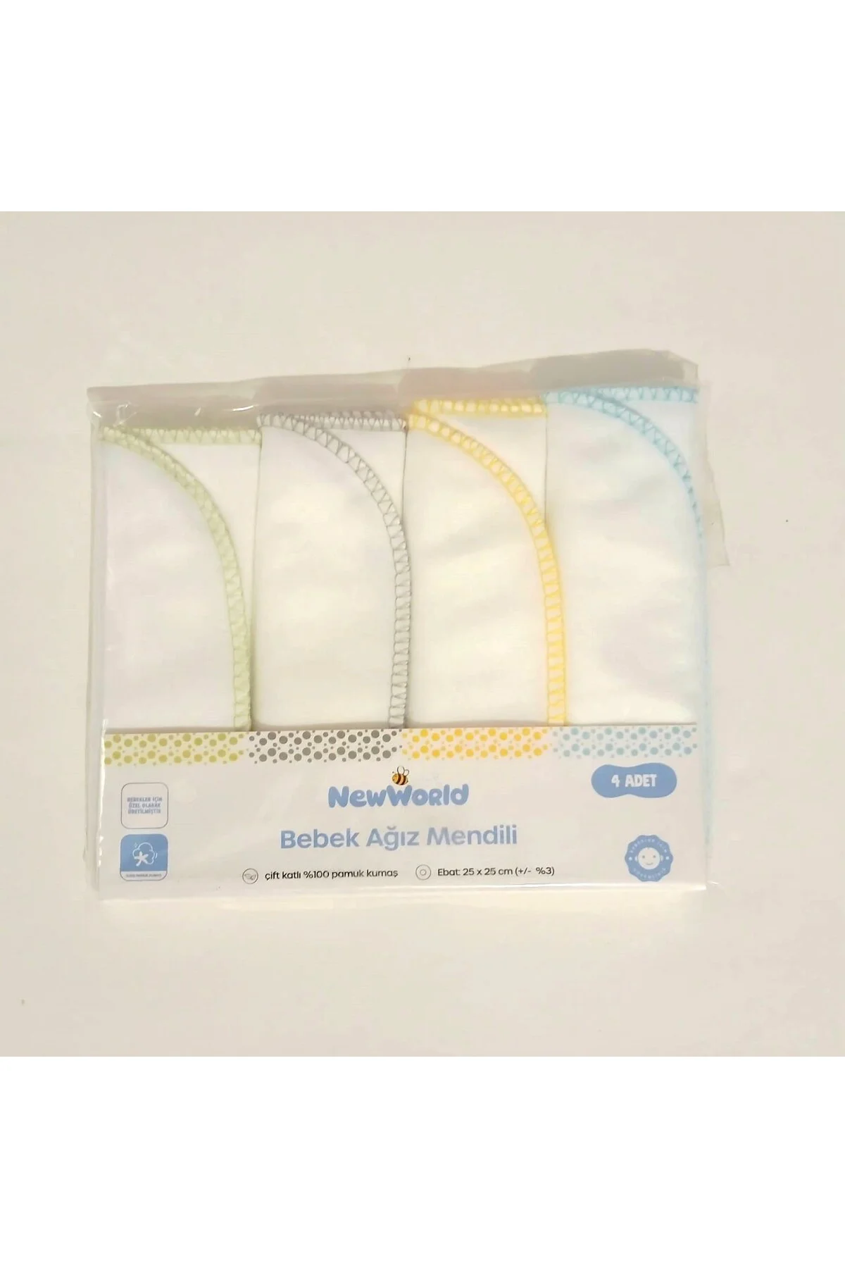 4'lü Bebek Ağız Mendili