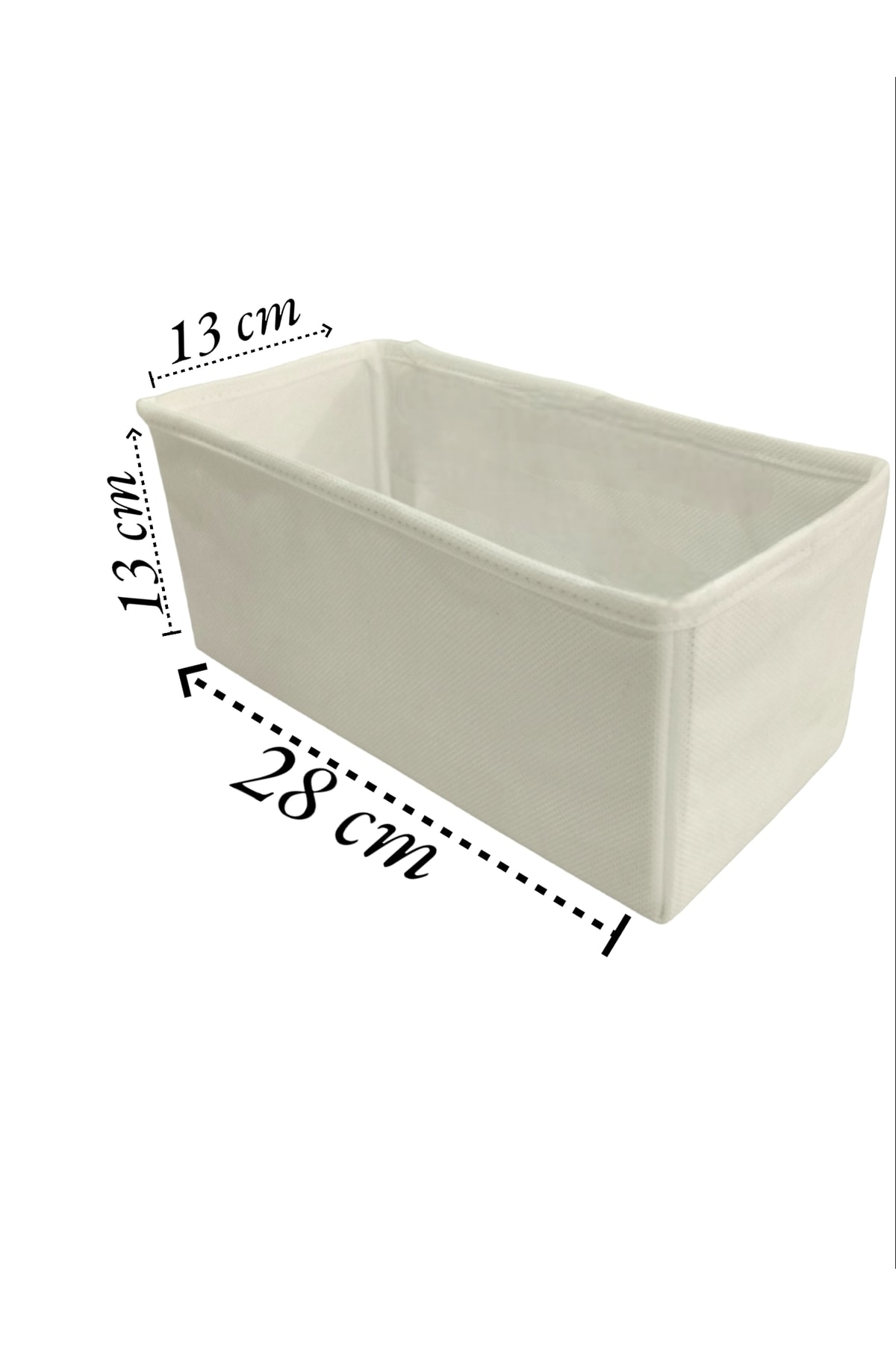4'lü Beyaz Çekmece Içi Düzenleyici Organizer Set - Çok Amaçlı Dol