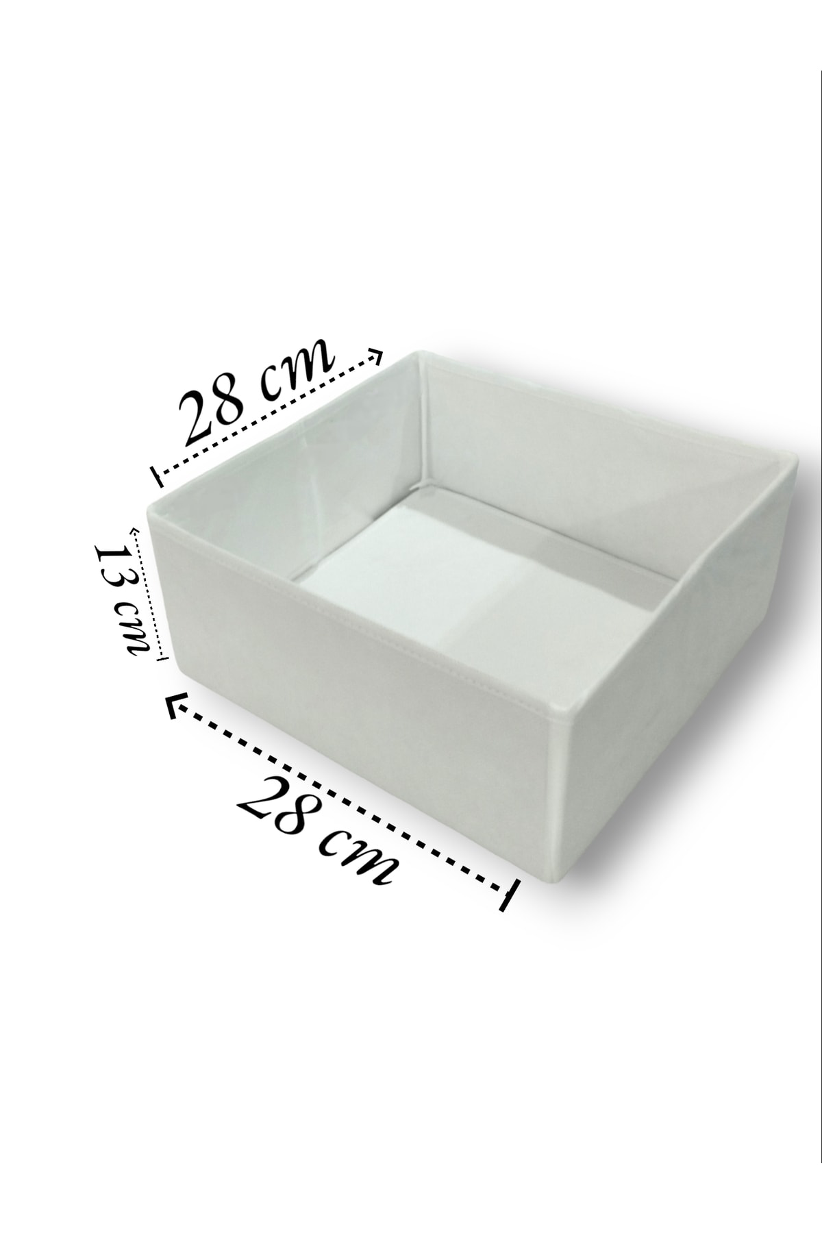 4'lü Beyaz Çekmece Içi Düzenleyici Organizer Set - Çok Amaçlı Dol