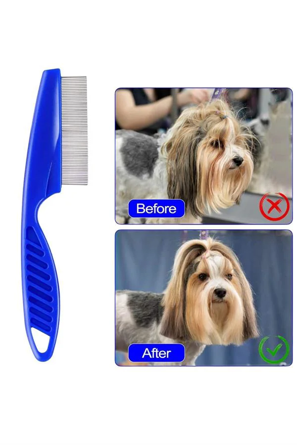 4'lü Bit Evcil Hayvan Tarak Seti Kedi Köpek Bit Tarak Seti Pire T