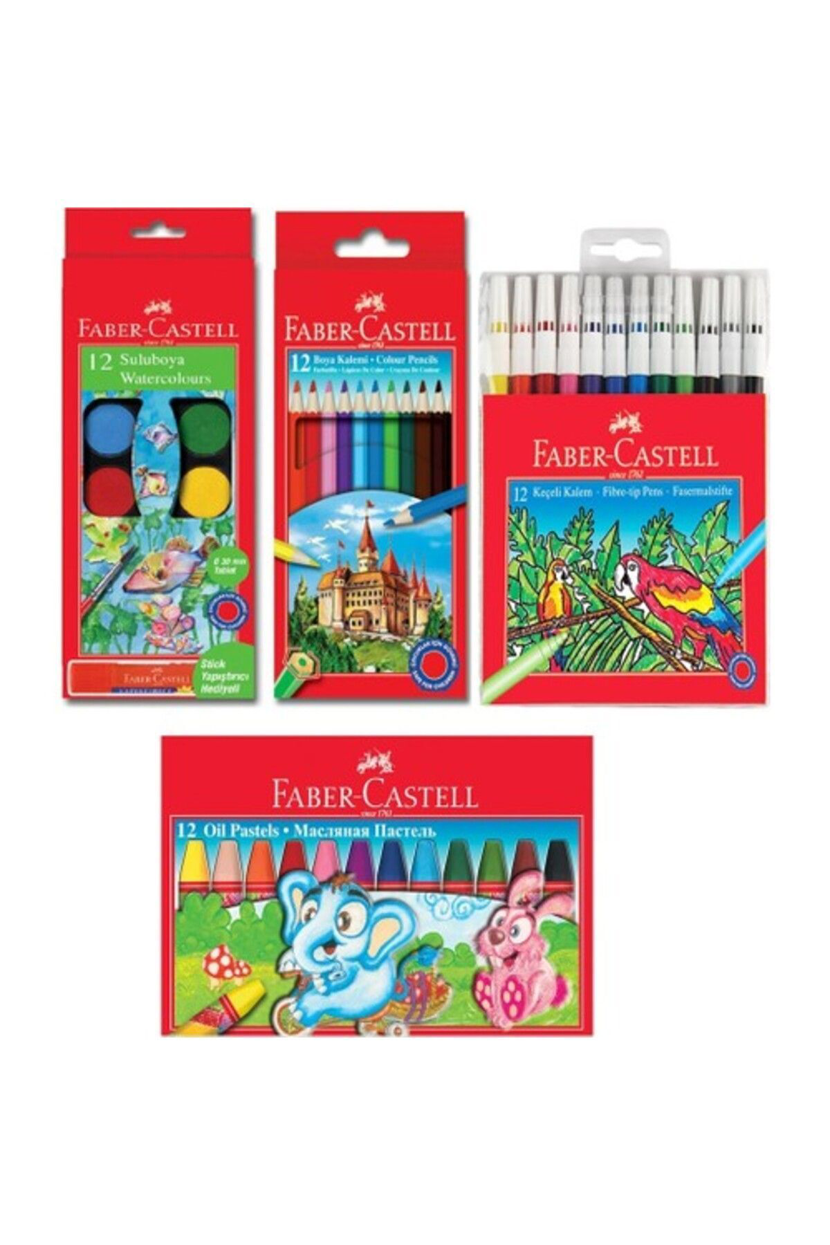 Faber Castell 4'Lü Boyama Seti