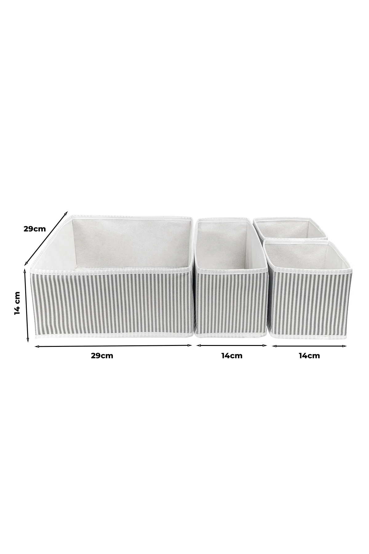 4'lü Çekmece Düzenleyici Organizer Set