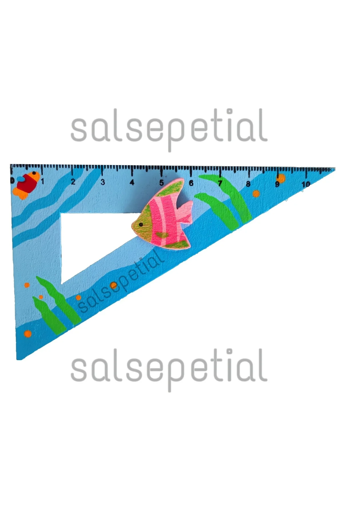 4'lü Çizim Seti Ahşap Cetvel Seti