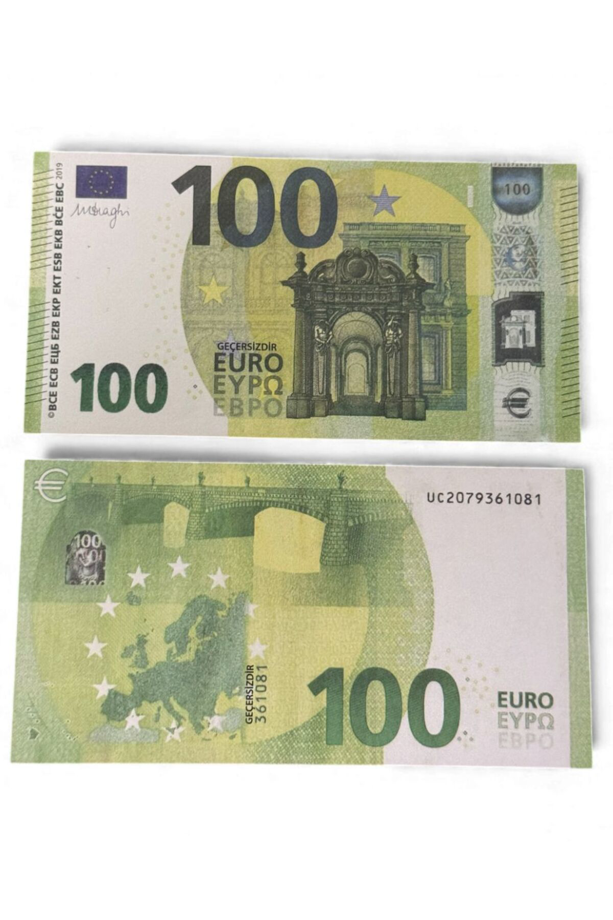 4’lü Düğün Atma ve Şaka Parası Seti – 100 $, 500 €, 100 € ve 50 €