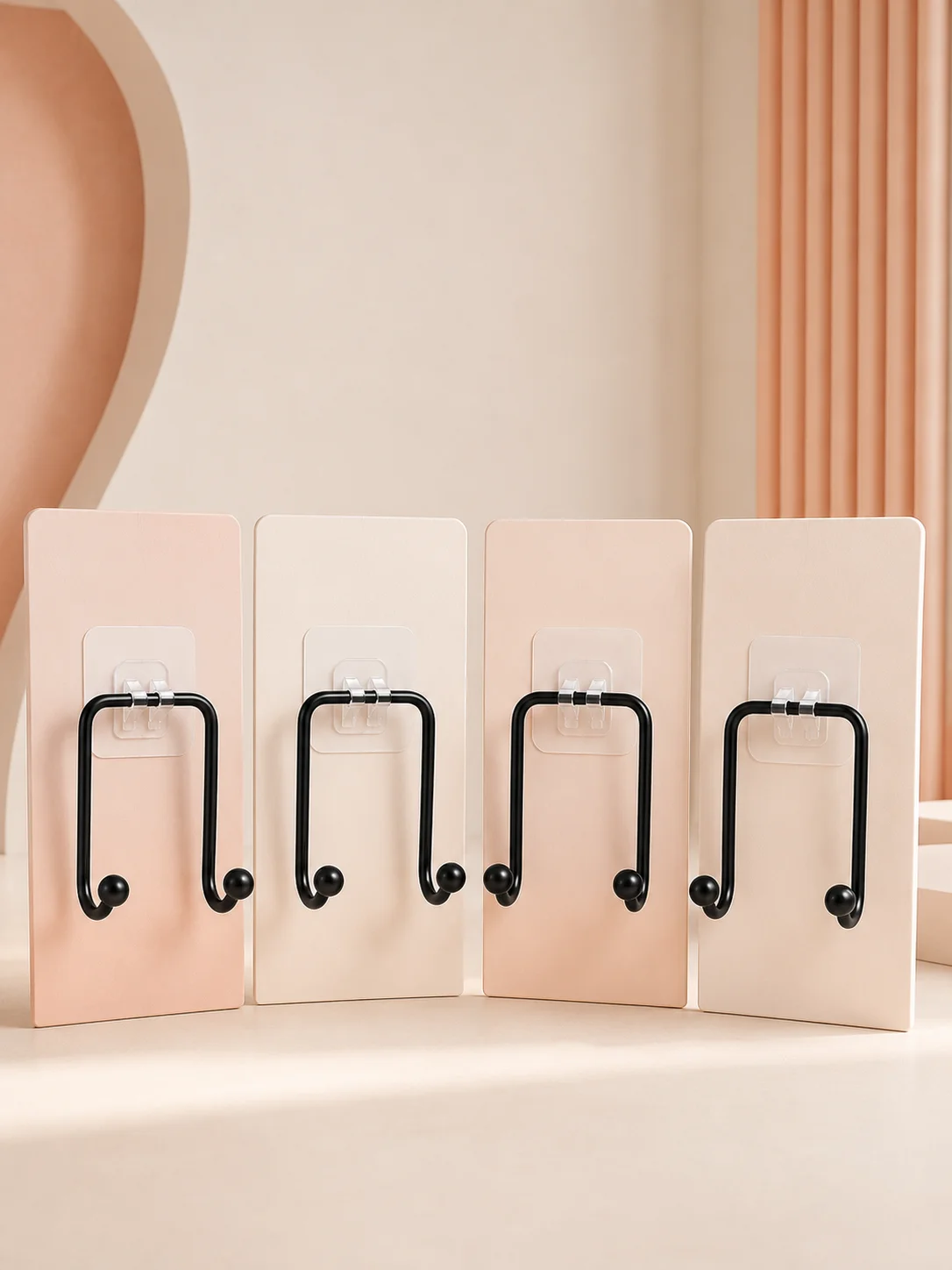 4'lü Duvar Tipi Yapışkanlı Askı Pratik Ev ve Banyo Askılık Seti Fiyatı, Yorumları ve Özellikleri