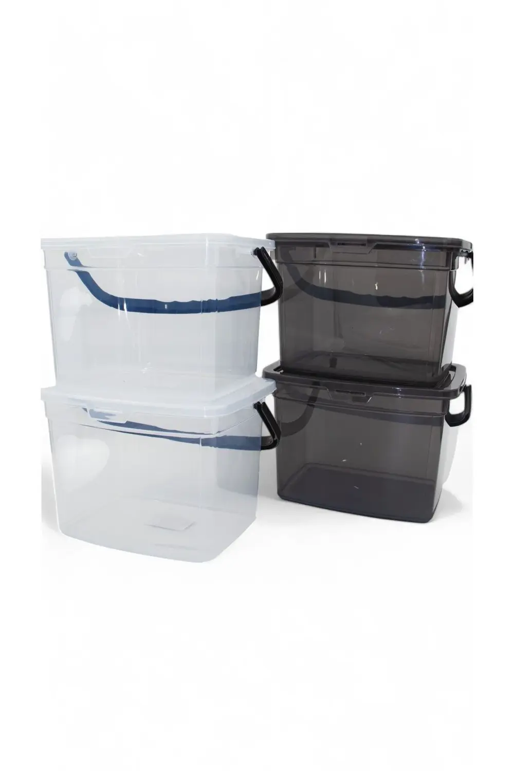 4'lü Erzak Saklama Kabı Seti - Calgonluk Bakliyet Saklama Kabı Et