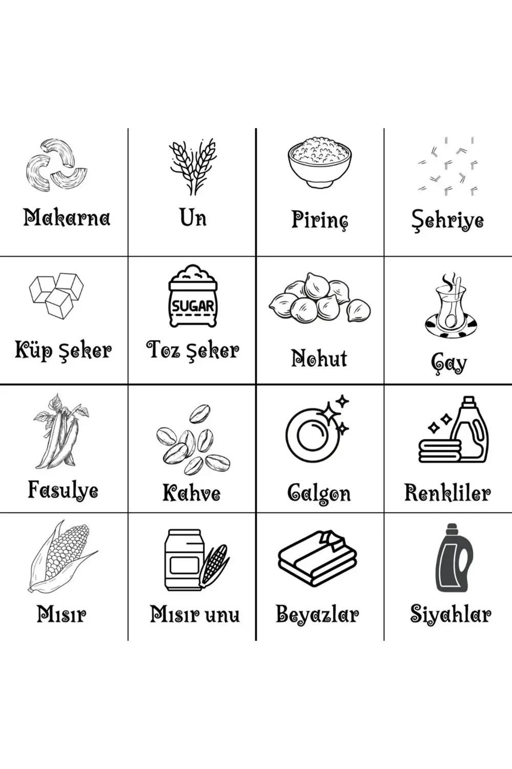 4'lü Erzak Saklama Kabı Seti - Calgonluk Bakliyet Saklama Kabı Et