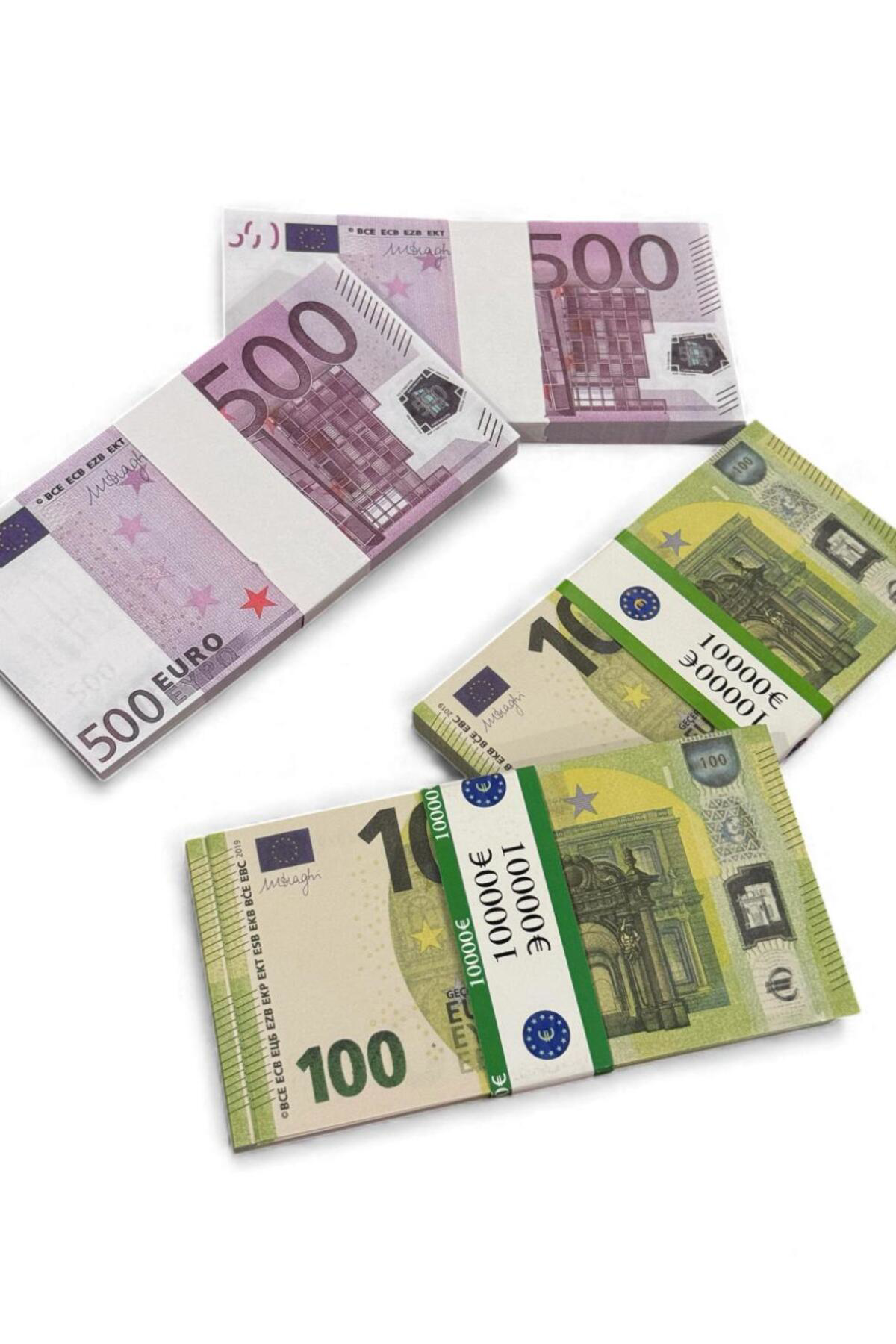 4’lü Euro Şaka Parası Seti – 2 Deste 500 € + 2 Deste 100 € Düğün 