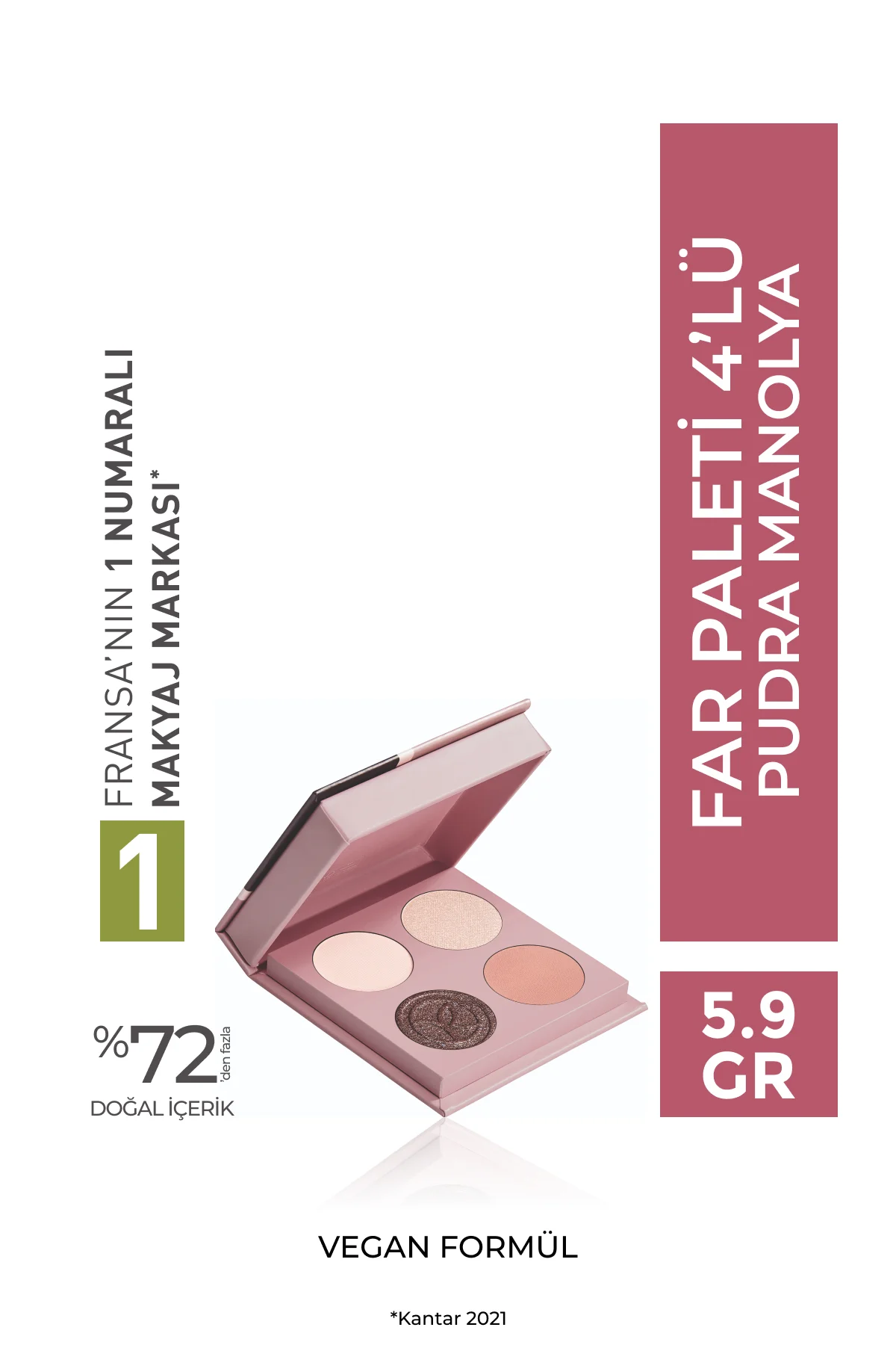 4’lü Far Paleti – Manolya Pudra-34265