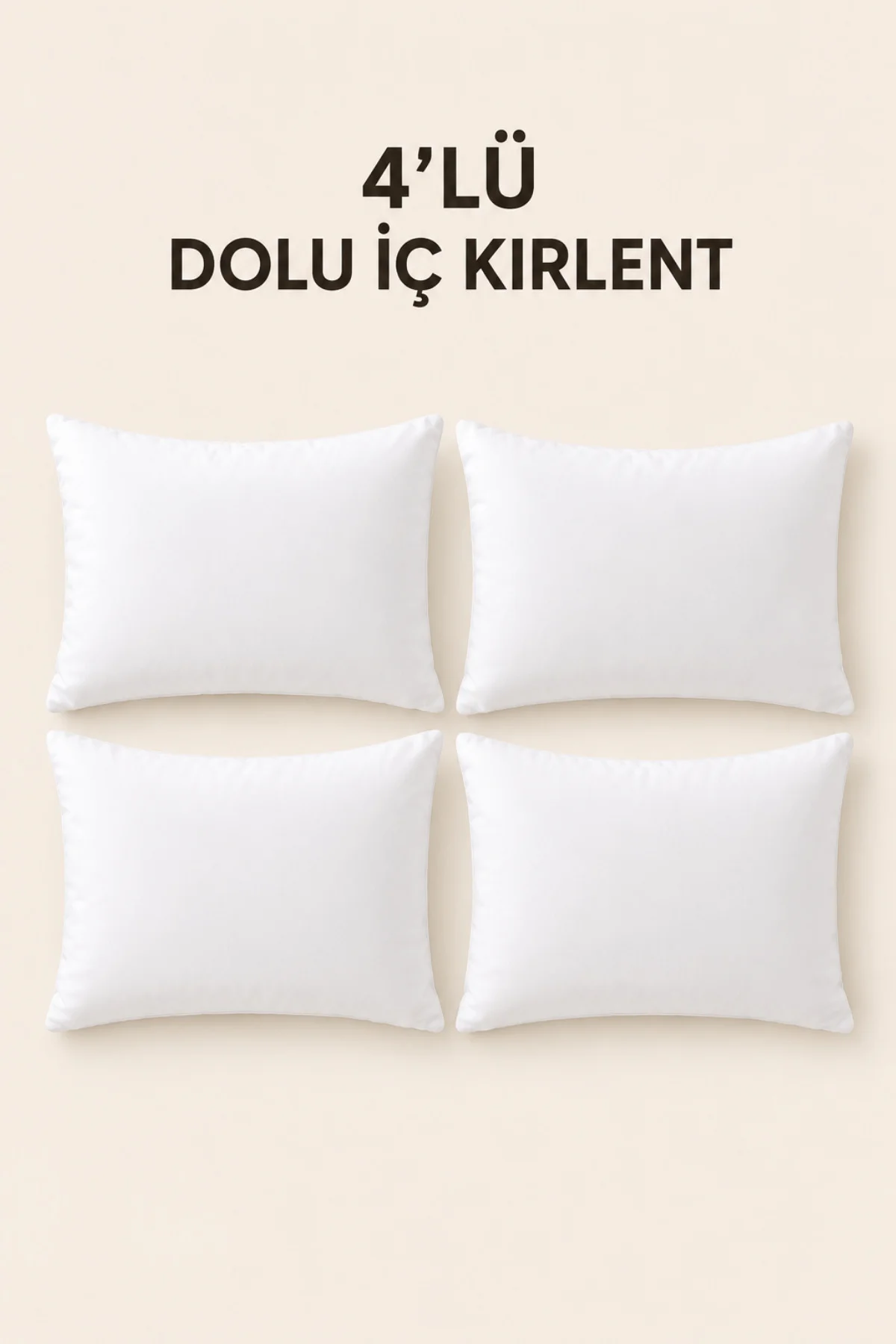 4'lü İç Kırlent Silikon Elyaf Dolgulu Koltuk Kırlenti İç Yastık Dolgusu Kırlent İçi Fiyatı, Yorumları ve Özellikleri