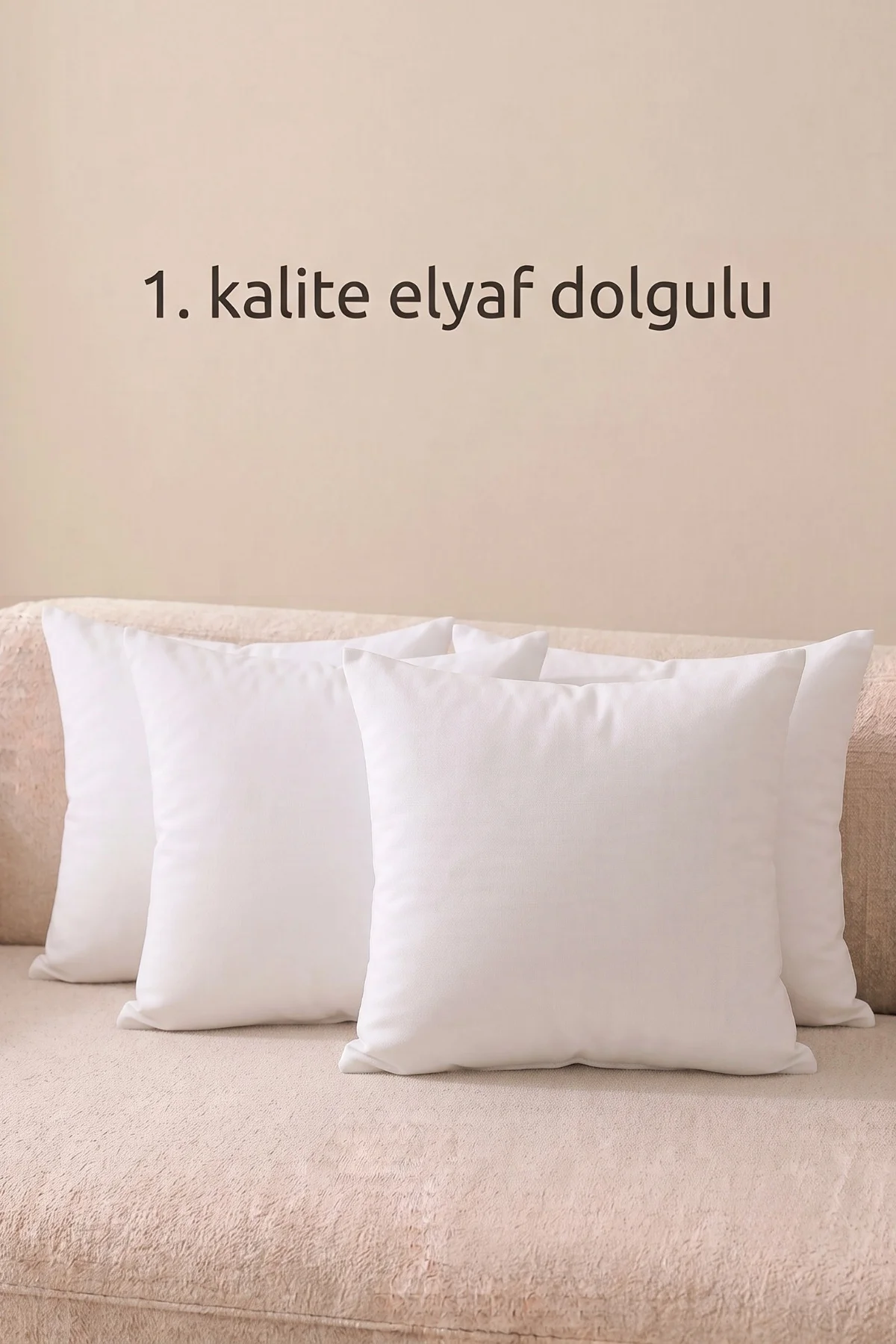 4'lü İç Kırlent Silikon Elyaf Dolgulu Koltuk Kırlenti İç Yastık Dolgusu Kırlent İçi Fiyatı, Yorumları ve Özellikleri