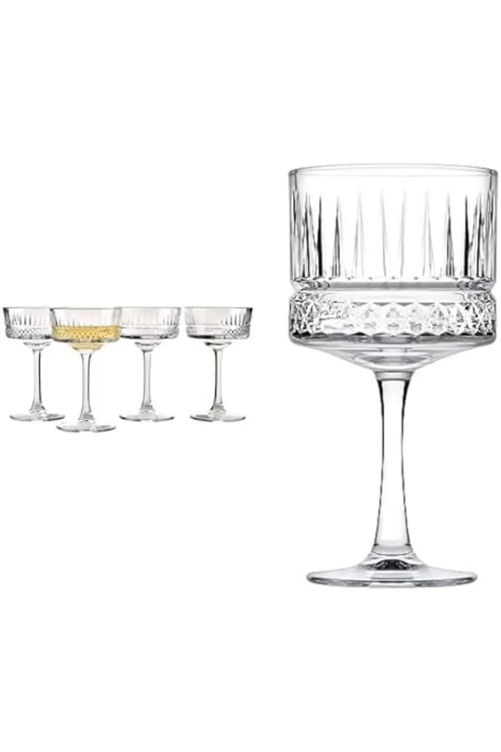 -4'lü Kadeh Bardağı ve - Kadeh 4lü Ayaklıklı Sunumluk 1174074