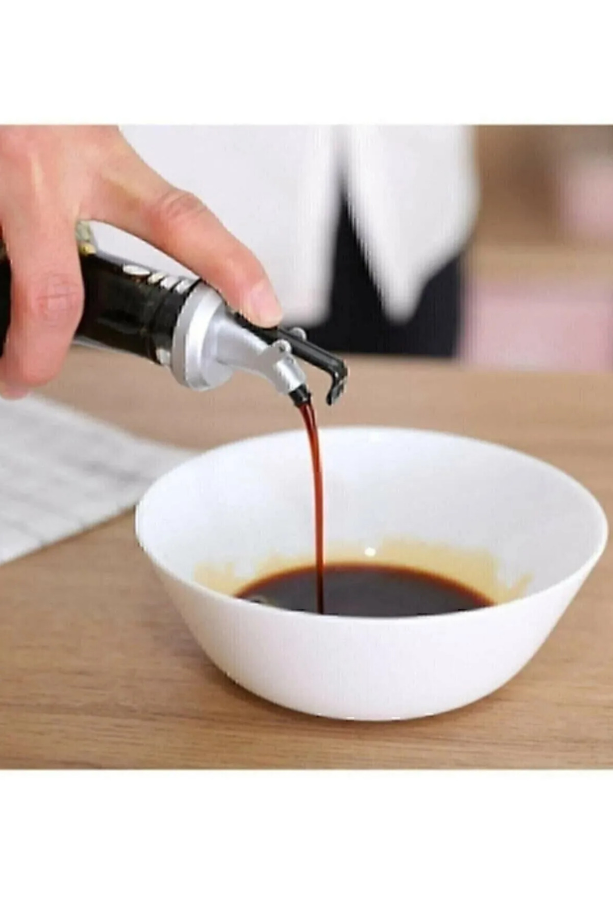 4'lü Kapaklı Damlatmaz Yağ Tıpası Yağdanlık Şişe Ucu Yağlık Sirke