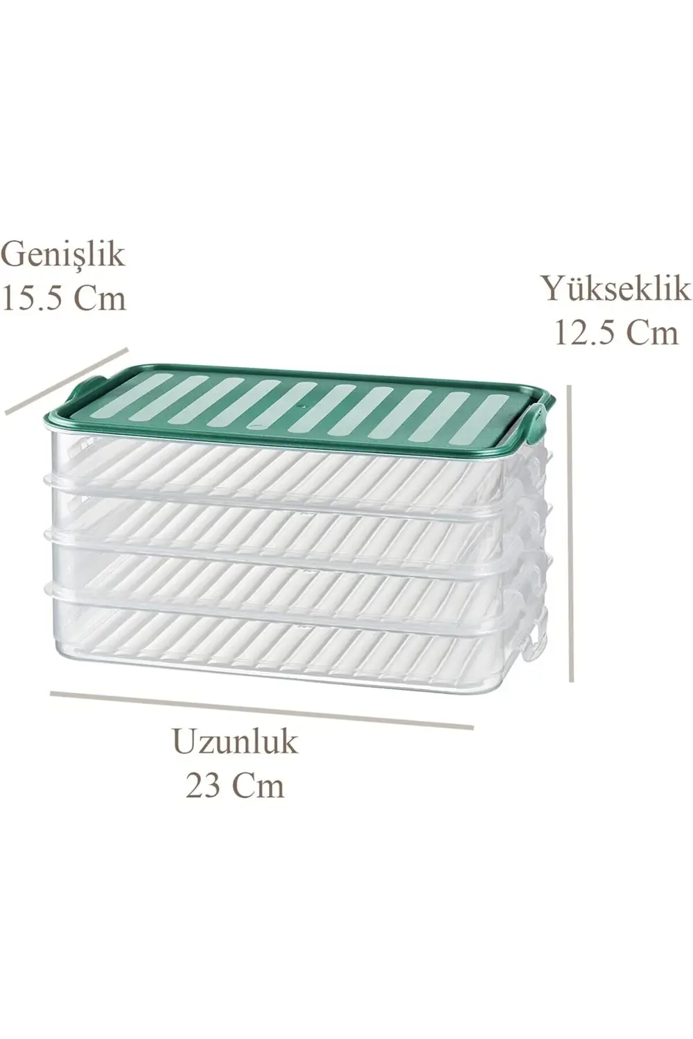 4'lü Klipsli Buzdolabı Düzenleyici Difriz-Mikrodalga Uyumlu Sakla