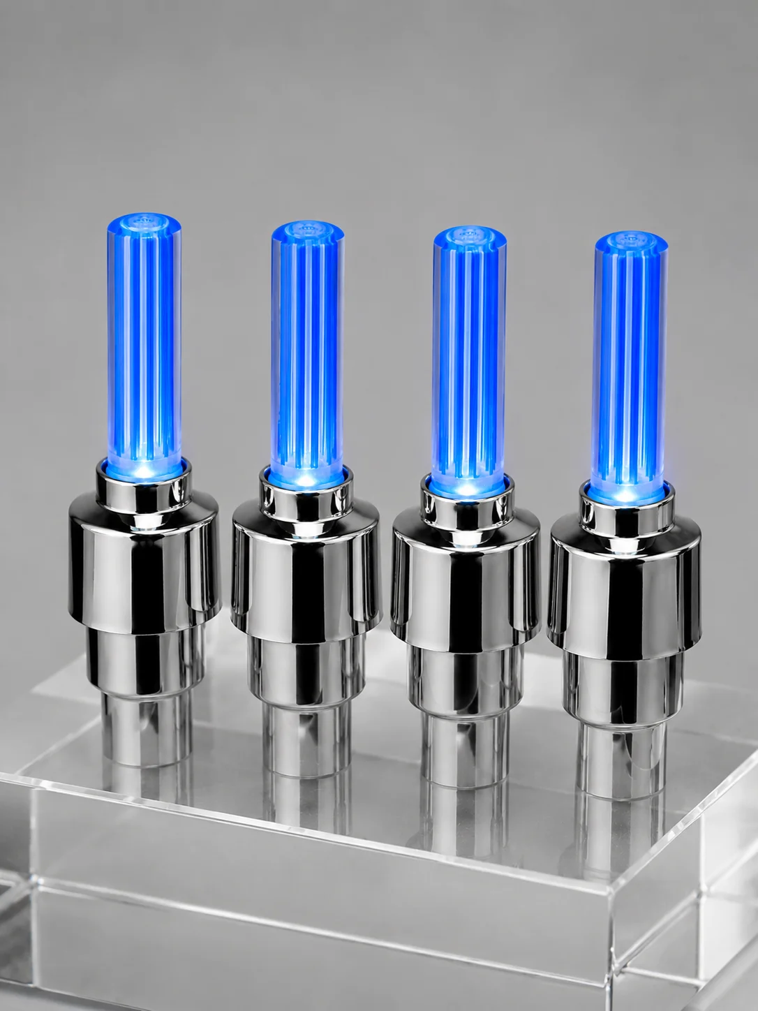 4'lü LED Sibop Işığı Hareket Sensörlü Araç Lastik Sibop Lambası