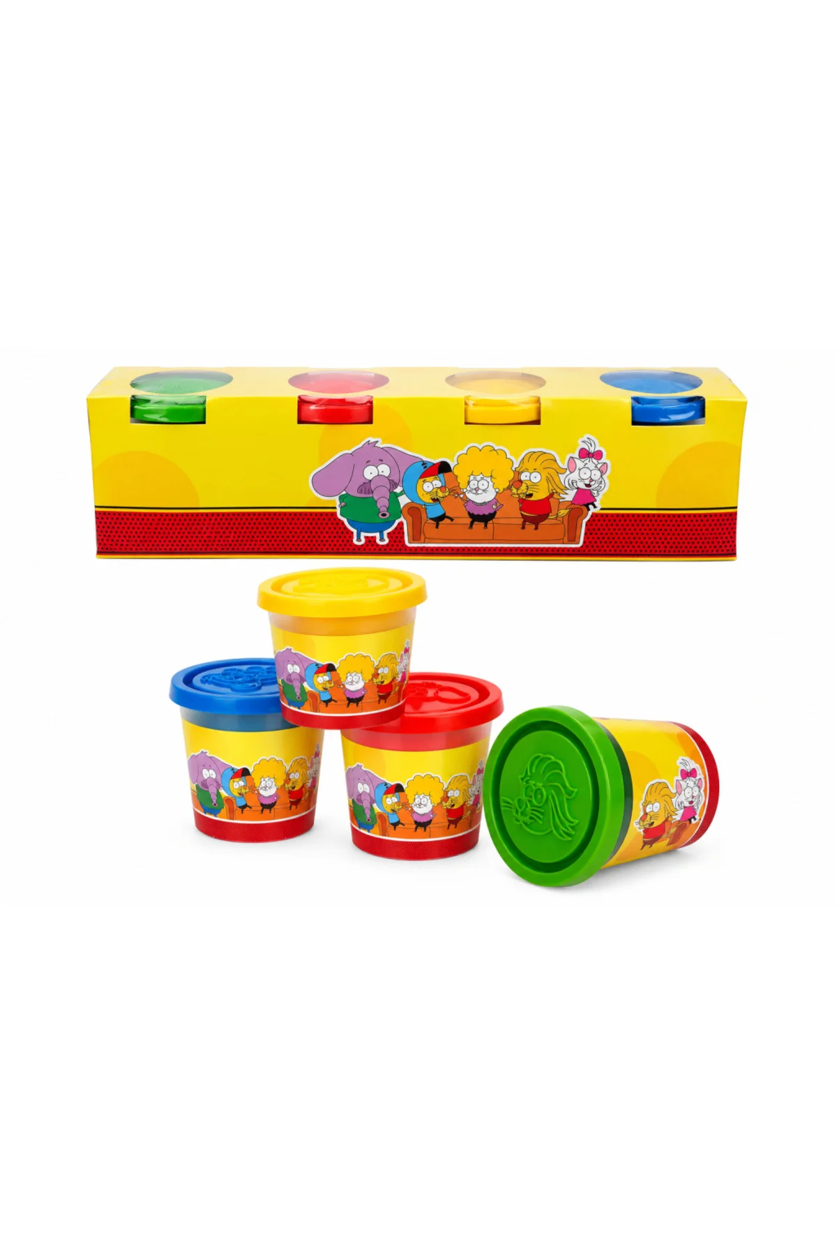 4'lü Oyun Hamuru 560 gr 4'lü Oyun Hamuru 560 gr