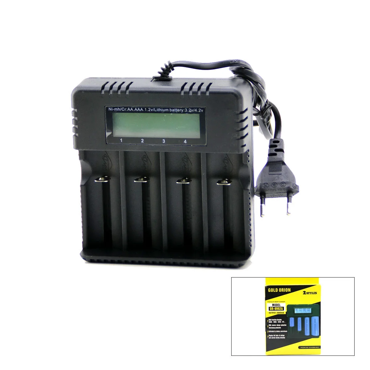 4lü Pil Şarj Aleti 3000ma 4.2v Fişli=ac 100-240v Etc - 26650 - 18650 - 16340 Bx40 Fiyatı, Yorumları ve Özellikleri