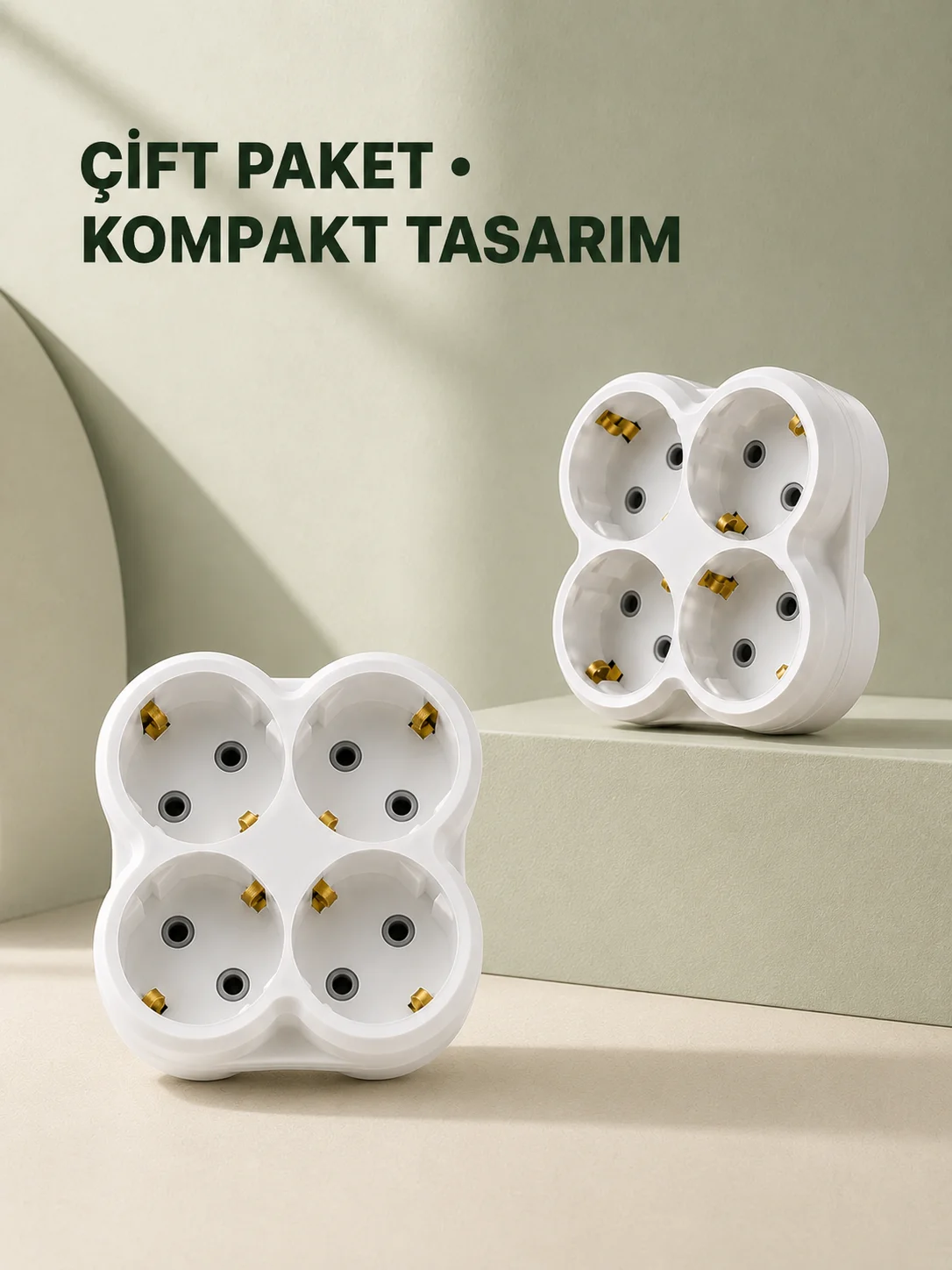 4’lü Priz Çoğaltıcı 2 Adet Set Kablosuz Duvar Tipi Priz Çoklayıcı Adaptör Fiyatı, Yorumları ve Özellikleri