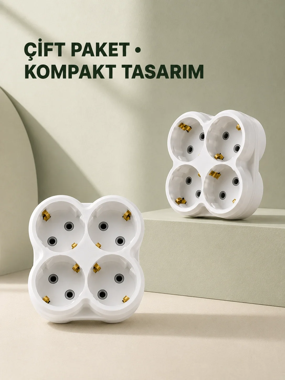 4’lü Priz Çoğaltıcı 2 Adet Set Kablosuz Duvar Tipi Priz Çoklayıcı Adaptör 4’lü Priz Çoğaltıcı 2 Adet Set Kablosuz Duvar Tipi Priz Çoklayıcı Adaptör
