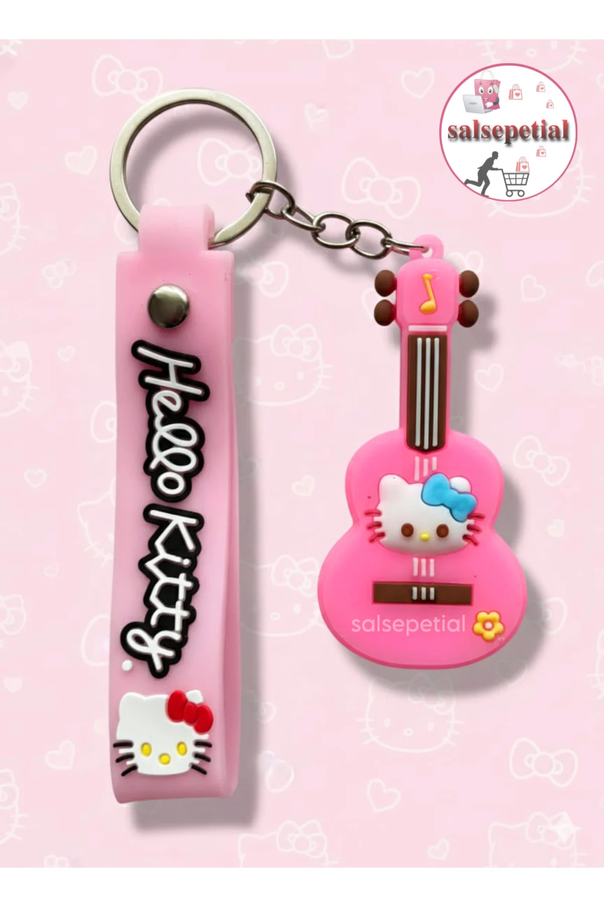 4’lü Silikon Figürlü Anahtarlık Kuromi Hello Kitty My Melody Pomp