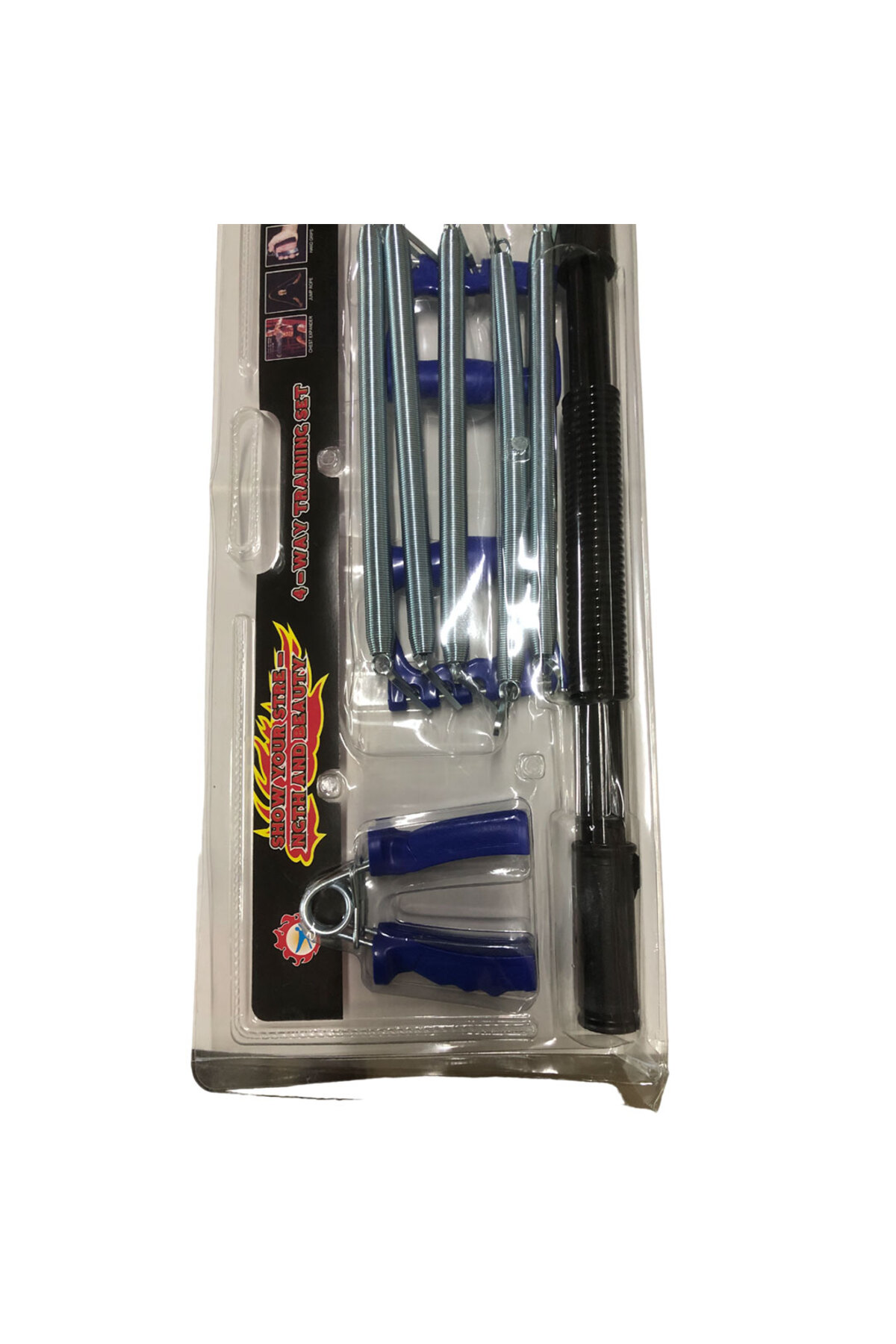 Oyuncak Store 4'Lü Spor Seti, Fitness Ve Vücut Geliştirme Aletleri, Mavi