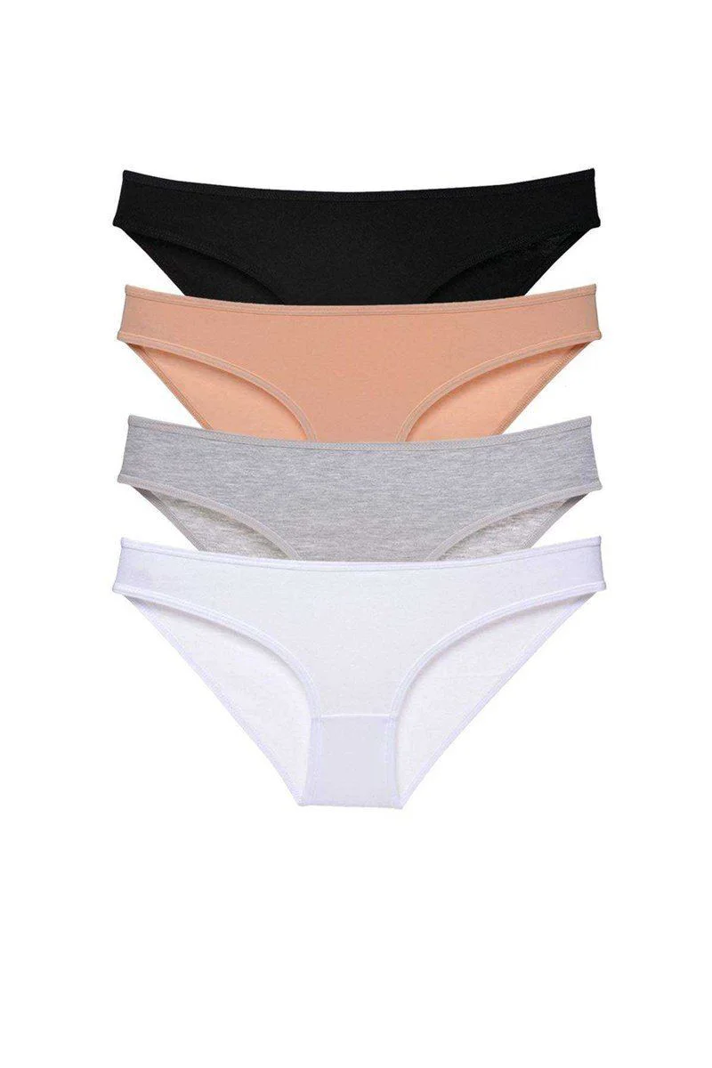 4'lü Süper Eko Set Likralı Kadın Slip Külot - Pamuklu Gizli Paket Fiyatı, Yorumları ve Özellikleri