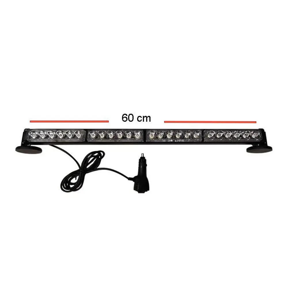 4'Lü Tepe Çakar Lamba Mıknatıslı 12-24V Kırmızı-Mavi 59 Cm / Lapa 4'Lü Tepe Çakar Lamba Mıknatıslı 12-24V Kırmızı-Mavi 59 Cm / Lapa