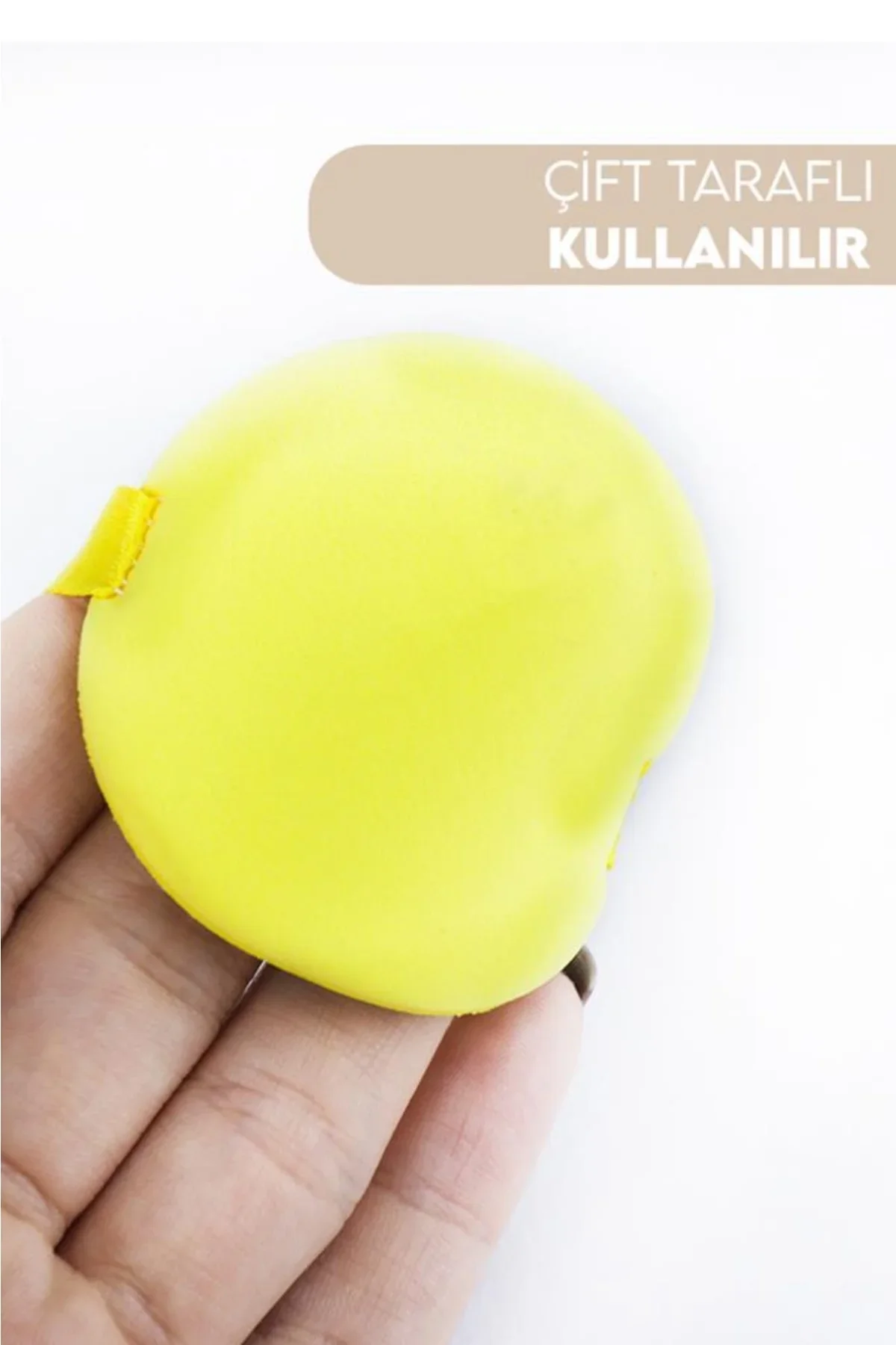 4'lü Tutmalı Makyaj Pudra Süngeri 4'lü Tutmalı Makyaj Pudra Süngeri - Görsel 3
