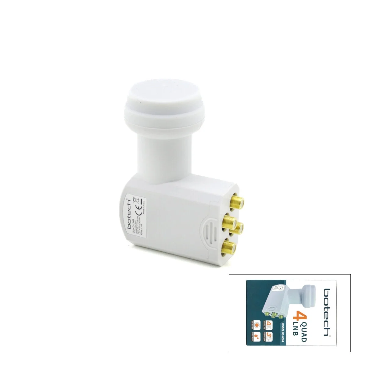 4lü Uydu Lnb Unıversal Quad Full Hd -  3d - 0.1db Rle-400 Bx40 Fiyatı, Yorumları ve Özellikleri