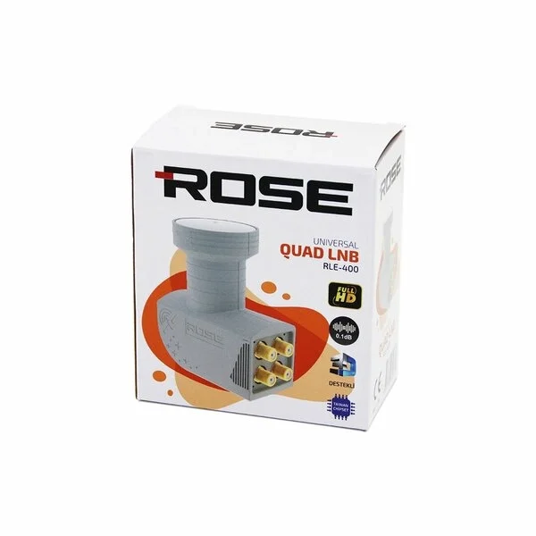 4lü Uydu Lnb Unıversal Quad Full Hd -  3d - 0.1db Rle-400 Bx40 Fiyatı, Yorumları ve Özellikleri