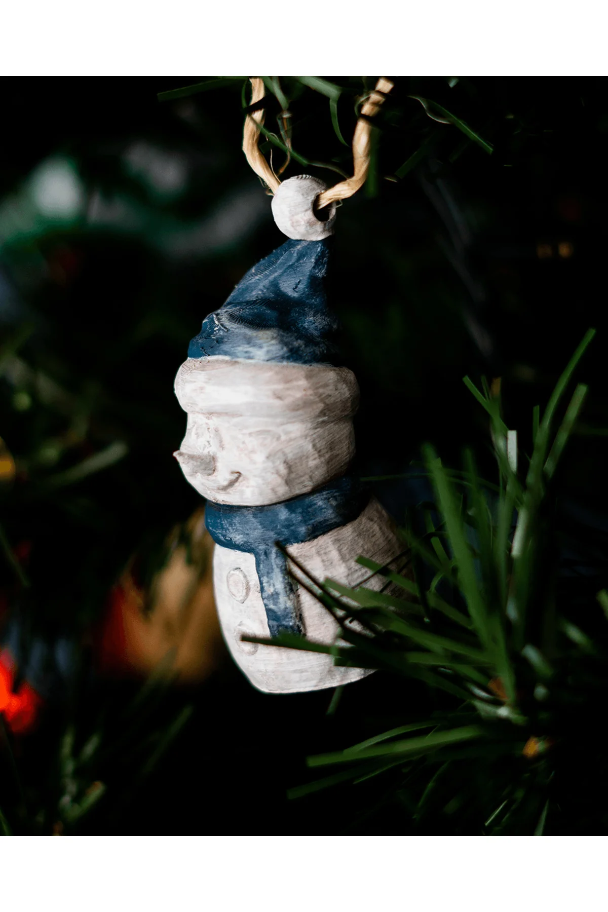 4lü Yılbaşı Ağacı Süsü Yılbaşı 4lü Ağaç Süsü Noel Baba Kardan Adam Sincap Çam Ağacı