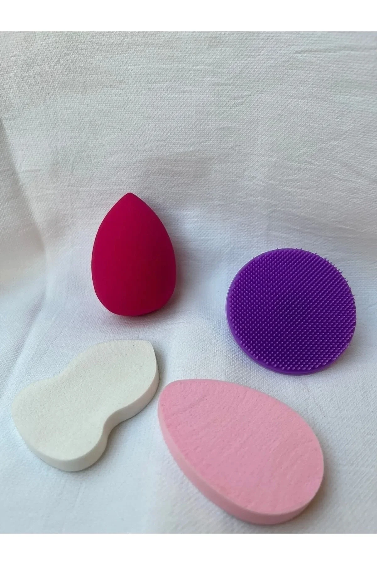 4’lü Yumuşak Cilt Makyaj Süngeri Seti ( Lisinya )