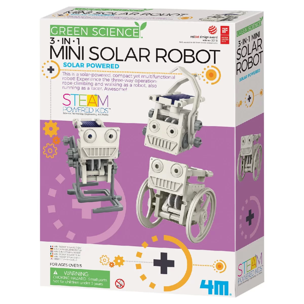 4M 3'ü 1 Arada Mini Solar Robot 4M 3'ü 1 Arada Mini Solar Robot