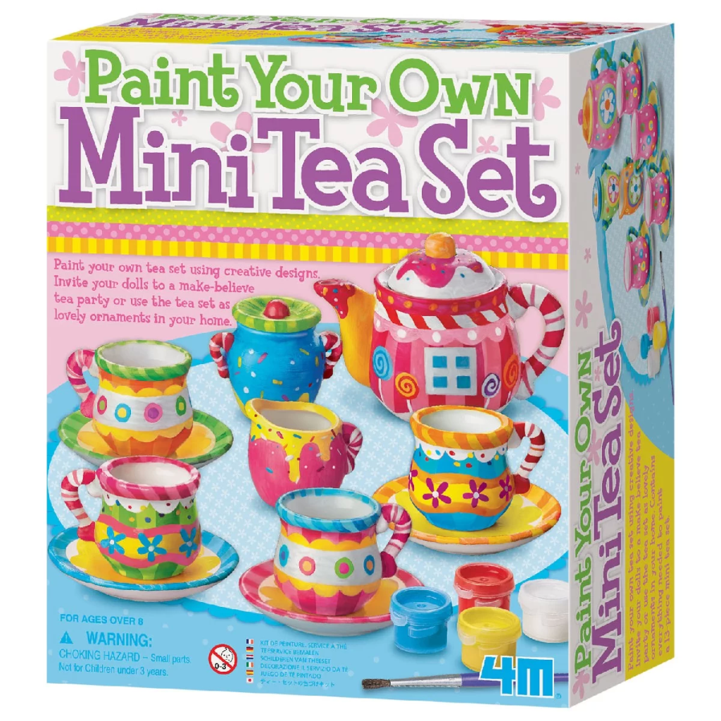 4M Mini Çay Seti Boyama Seti 4M Mini Çay Seti Boyama Seti