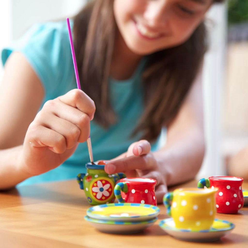 4M Mini Çay Seti Boyama Seti 4M Mini Çay Seti Boyama Seti
