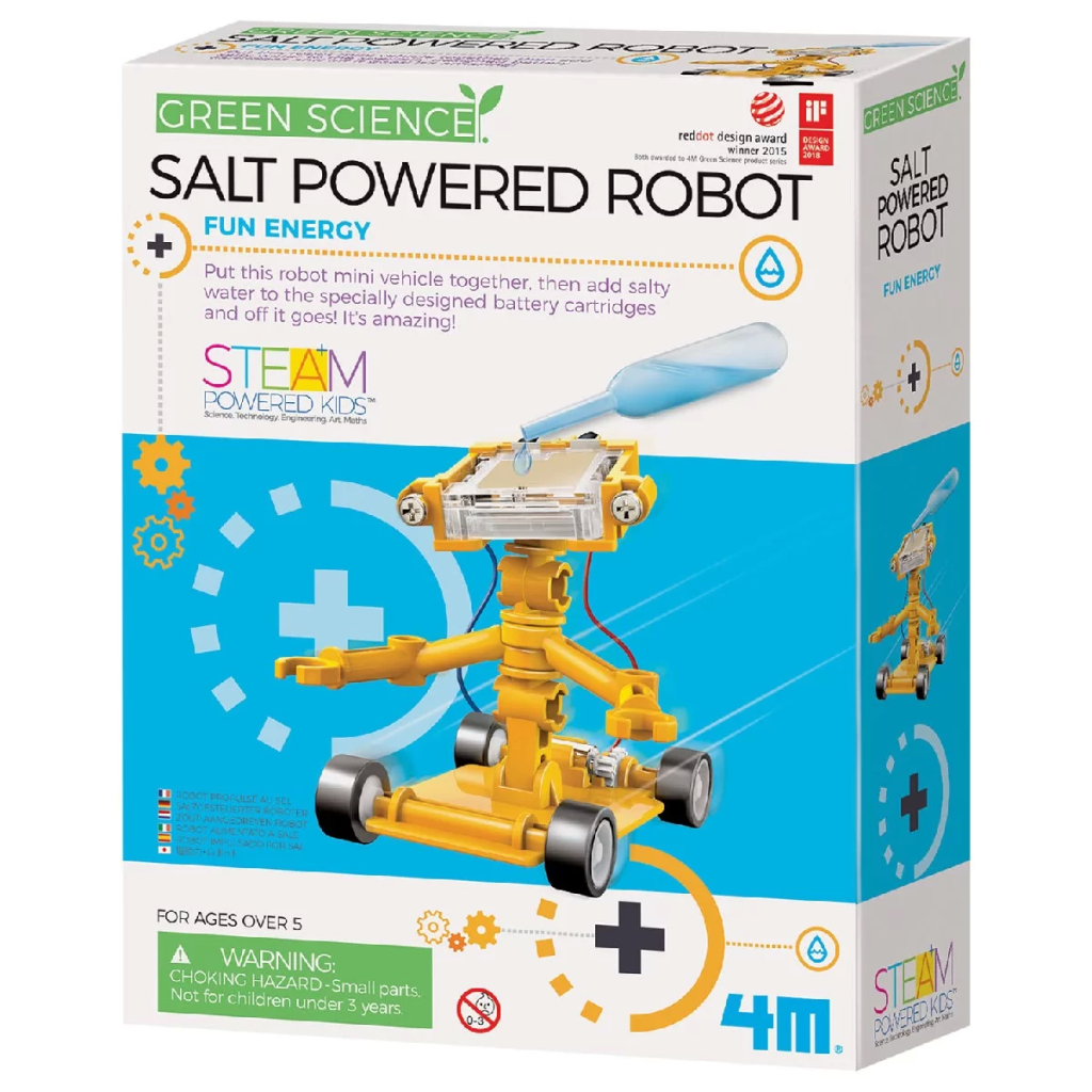 4M Tuzlu Su ile Çalışan Robot Kiti 4M Tuzlu Su ile Çalışan Robot Kiti