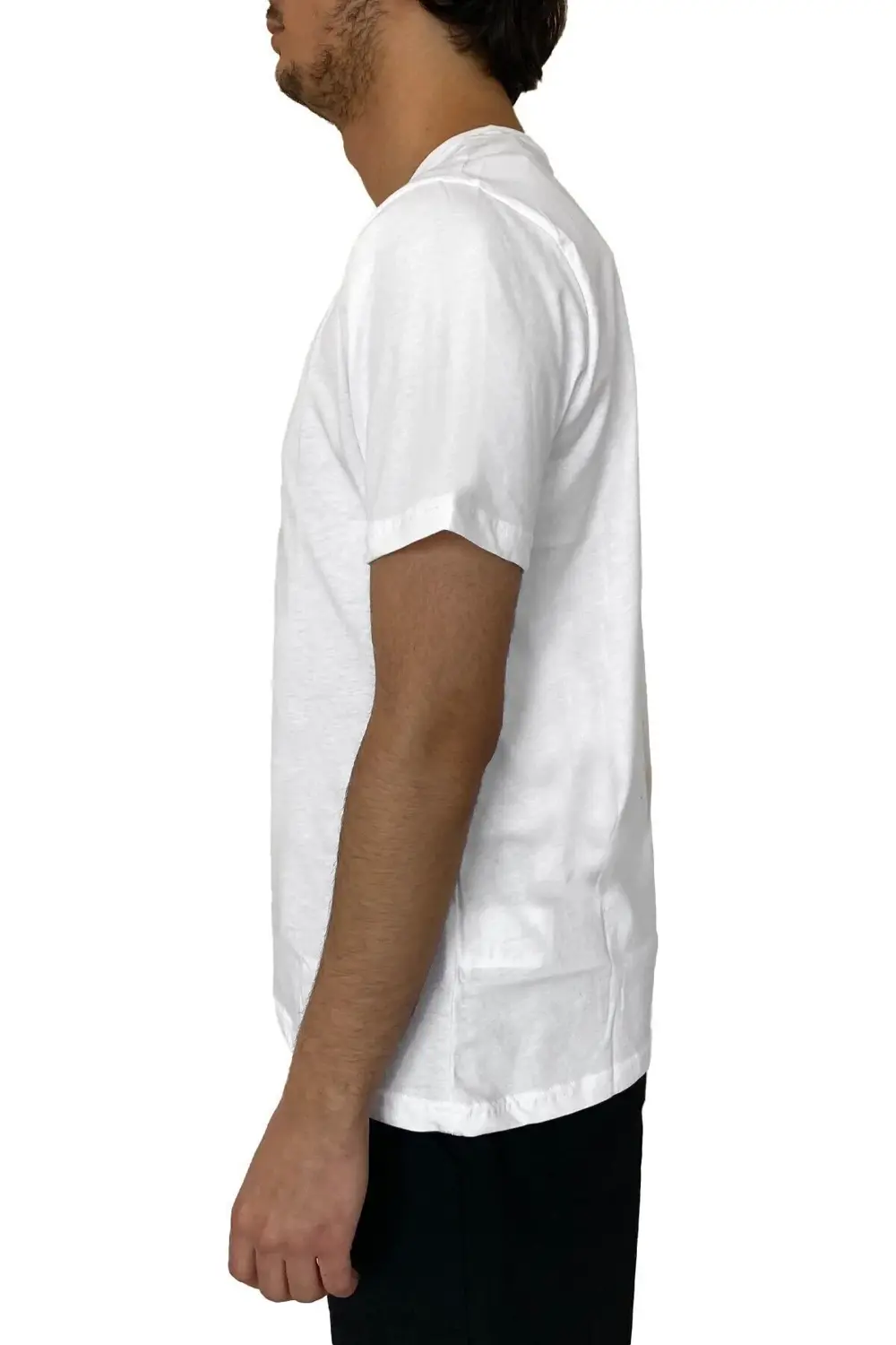 4m,m-ct106 Bsc V Nk T-sh 4fx,beyaz, Xl