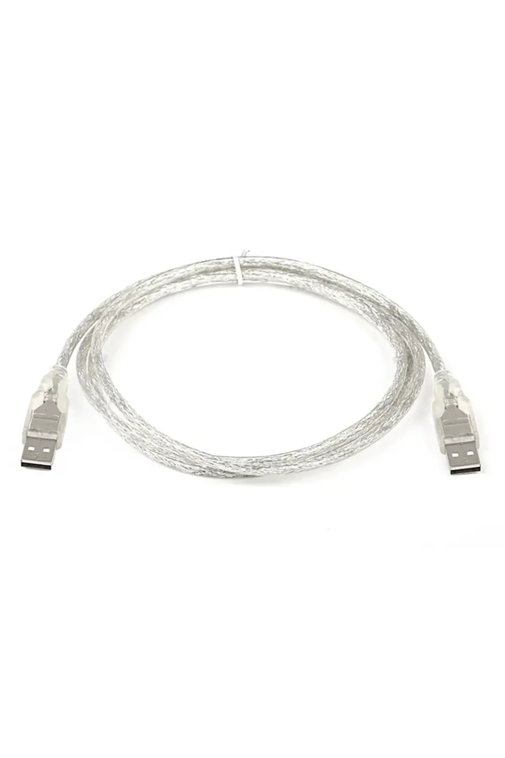 4MVSM ShopZum 1.5 METRE ŞEFFAF USB ERKEK-ERKEK KABLO ShopZum