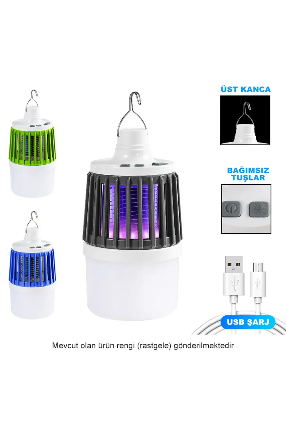 4MVSM ShopZum MX-858 USBLİ SİNEK ÖLDÜRÜCÜ ÖZELLİKLİ 3 MODLU KAMP