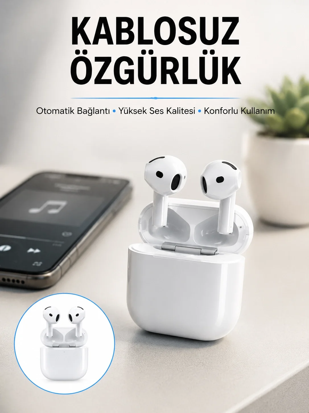 4.Nesil Bluetooth Kulaklık Yüksek Ses Kaliteli Dokunmatik Kontrol Özellikli Yeni Nesil Fiyatı, Yorumları ve Özellikleri