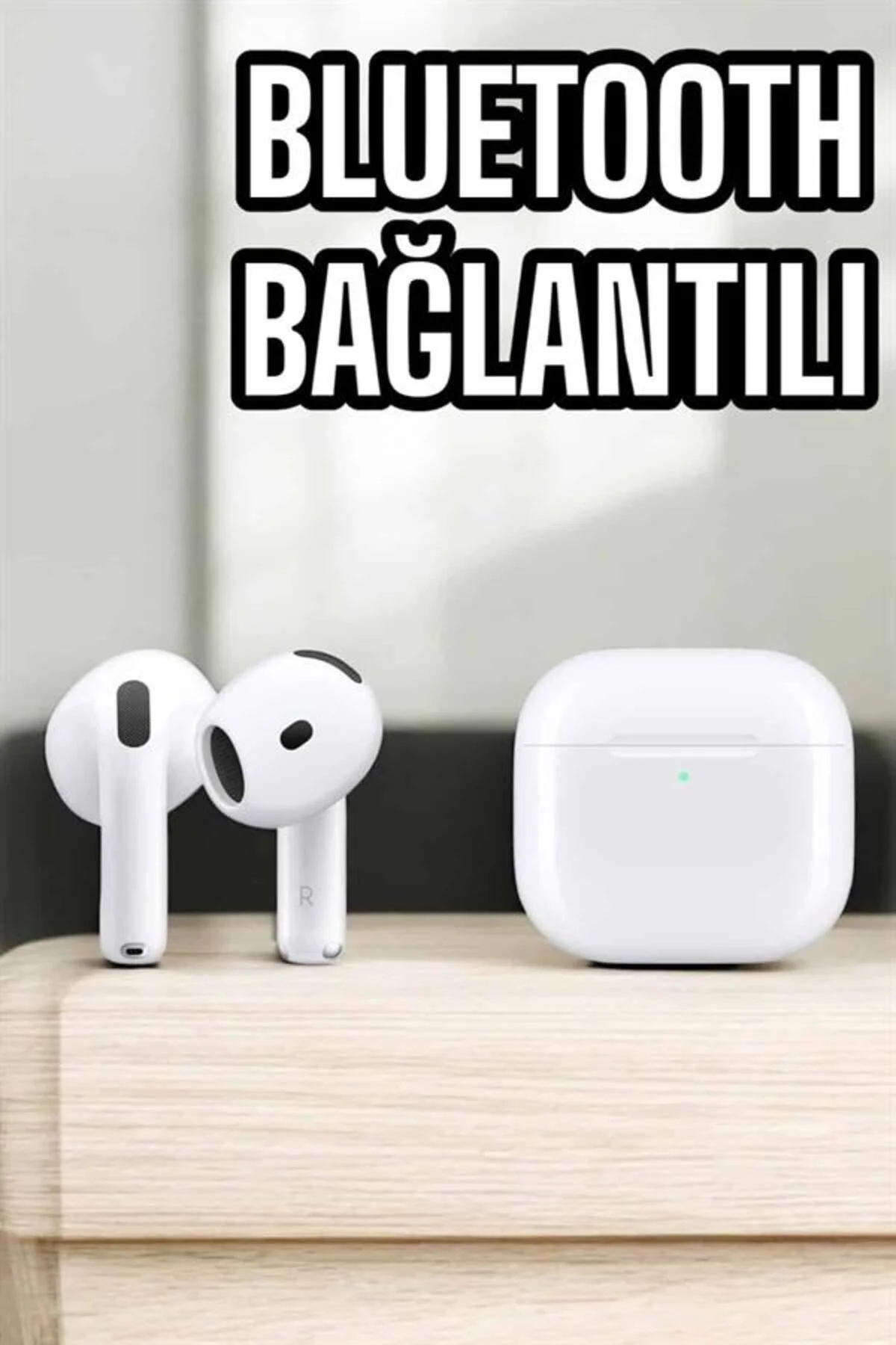 4.Nesil Kaliteli TWS Android ve İOS Uyumlu Mikrofonlu Kulaklık - 