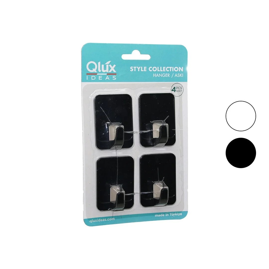 4pcs Cloud Askı No-2 Siyah - Beyaz Plastik Yapışkanlı Montaj Bx40 Fiyatı, Yorumları ve Özellikleri
