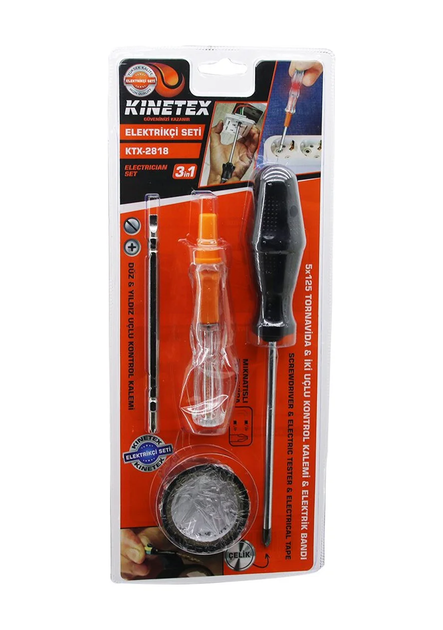 4pcs Tornavida - Çok Amaçlı Set Tornavida - Kontrol Kalem - 2in1 