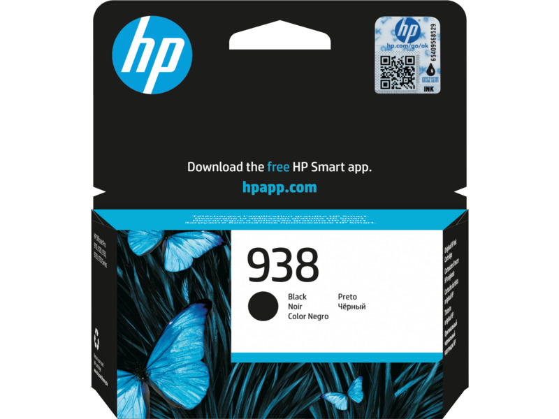 Hp 4S6x8pe (938) Siyah Orjinal Kartuş