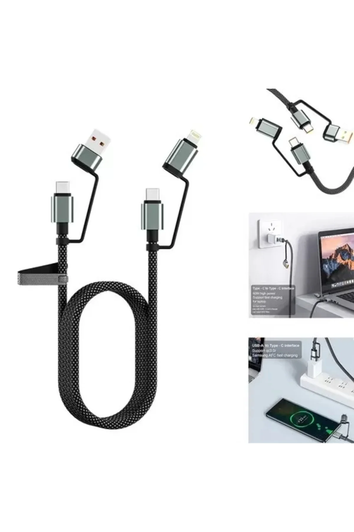 4’ü 1 Arada 100w Akıllı Tasarım Yüksek Dayanıklılık Çoklu Uyumlu 