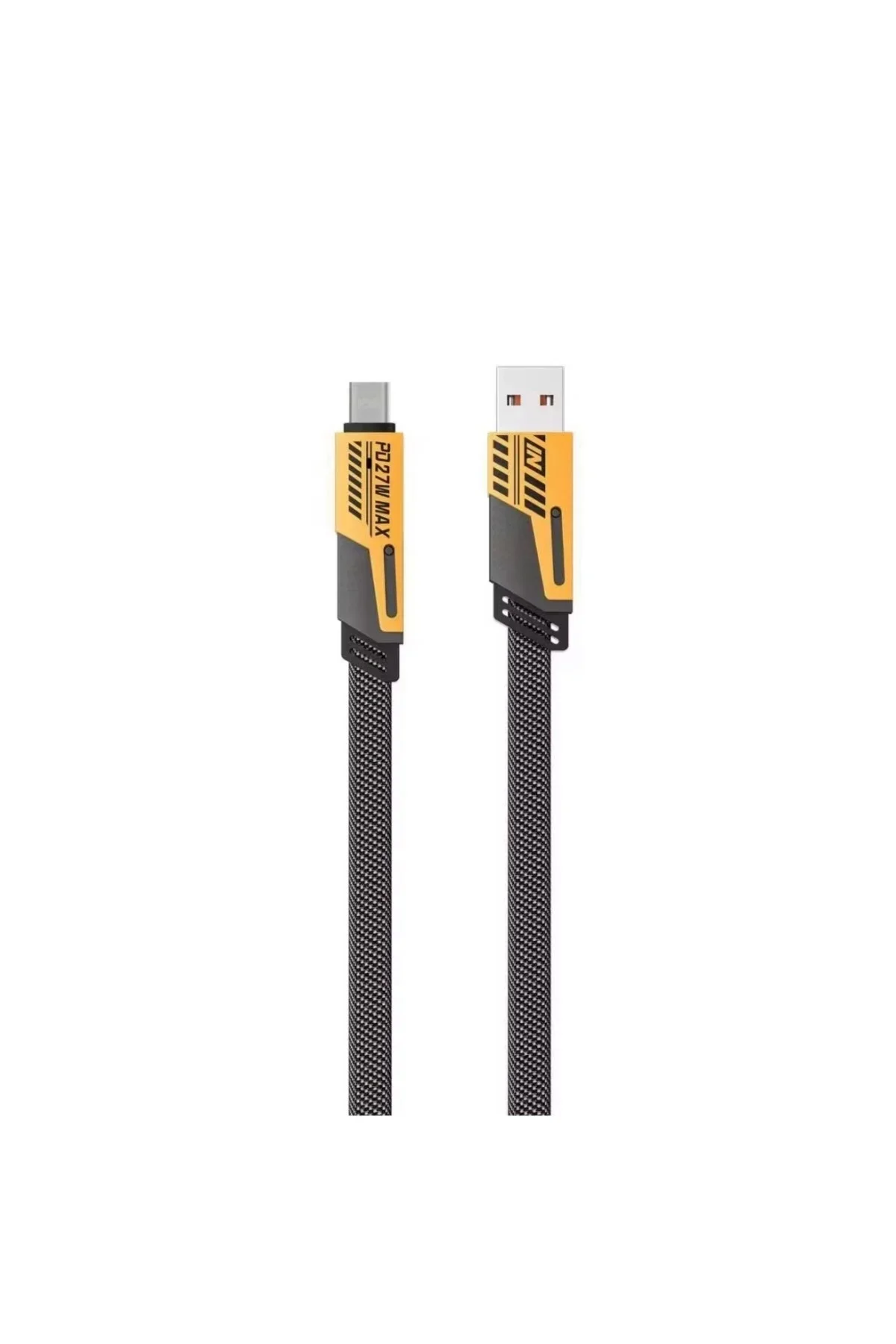 4’ü 1 Arada 65W Hızlı Şarj Kablosu – USB ve Type-C Girişli, Örgülü Dayanıklı