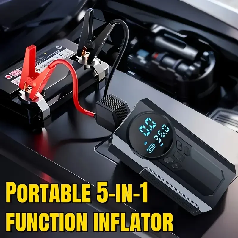 4’ü 1 Arada Lastik Şişirici – Akü Takviyesi – Powerbank – Led Işık 4’ü 1 Arada Lastik Şişirici – Akü Takviyesi – Powerbank – Led Işık