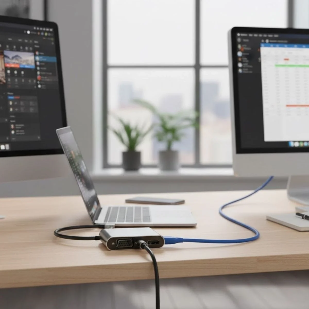 4’ü 1 Arada Type-c To Hub Dönüştürücü Adaptör – 4k Ultra Hd Hdmı &amp;amp; Vga Görüntü Aktarımı, Pd Hızlı Şarj Destekli, Usb Çoklayıcı Bx40 Fiyatı, Yorumları ve Özellikleri